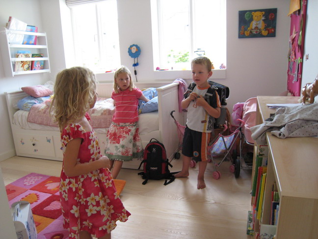 Malthe, Andrea og Sisse